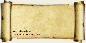 Večerinka Galić vizit kartica